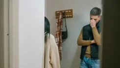 En la foto: Parera discutiendo