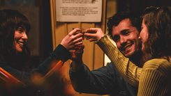 Escena de "Beso de tres"